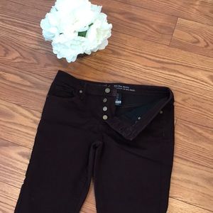 Maroon jeans